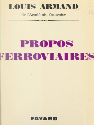 cover image of Propos ferroviaires
